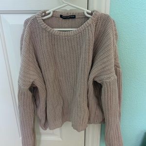 pink brandy melville sweater